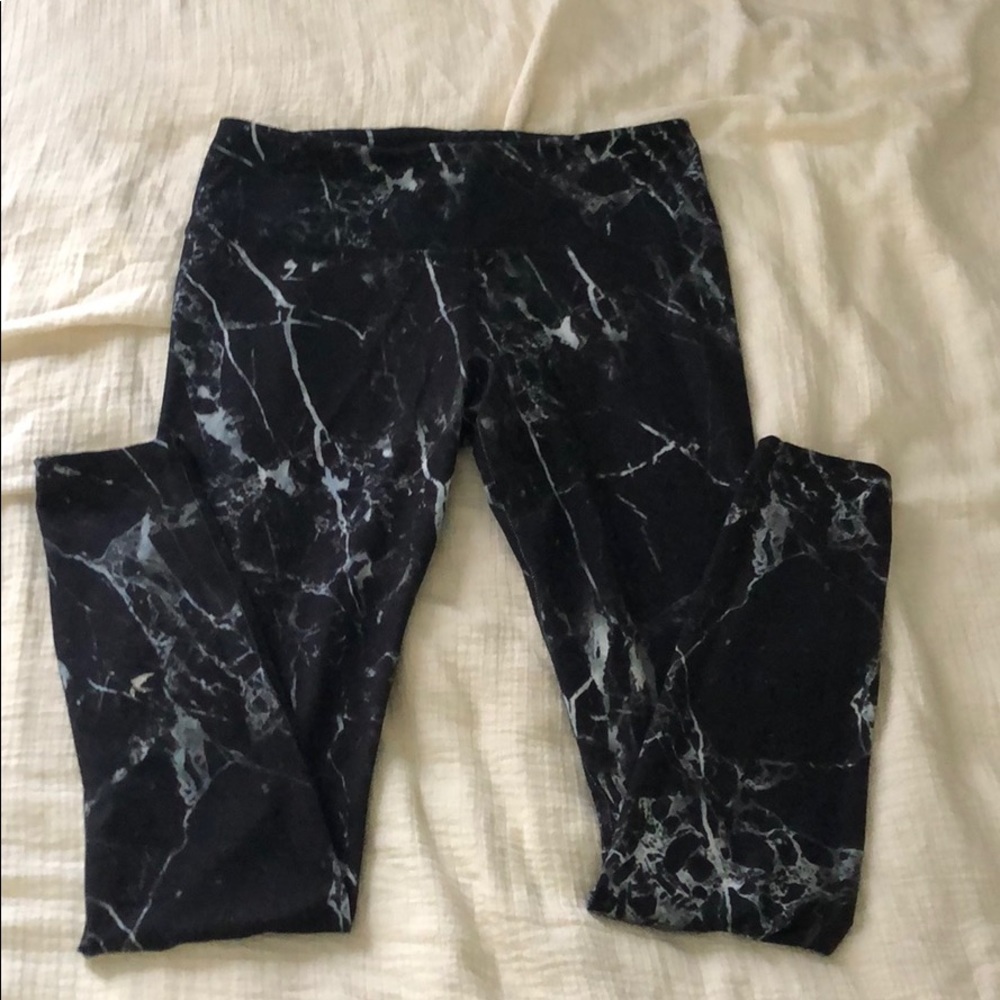 GLYDER marble print leggings
